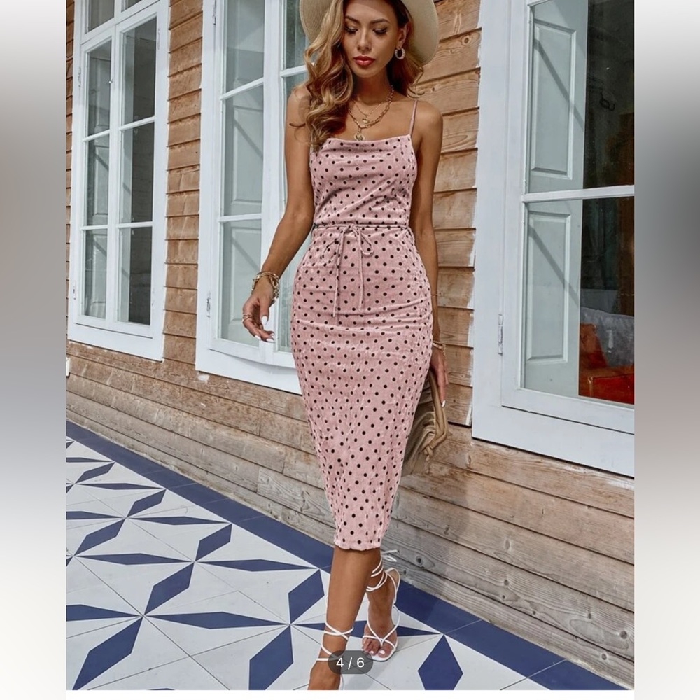 Vintage polka dot dress